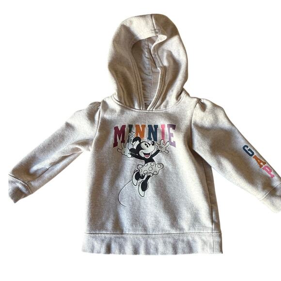 Minnie Mouse Baby Gap Disney Hooded Sweatshirt Girls size 4 Years - Picture 1 of 4